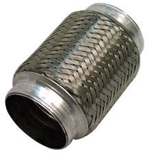 1.75" Braided Exhaust Flex Joint 4.00" Long Stainless Steel